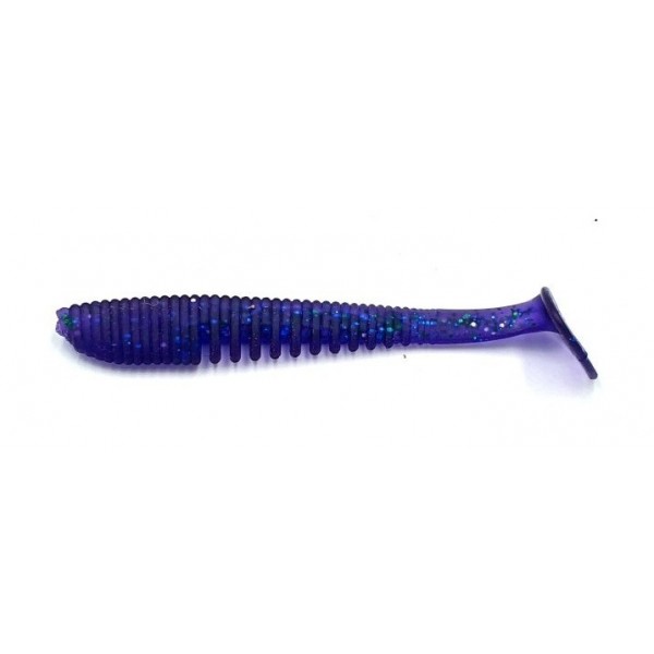 Приманка силіконова на хижу рибу, Taipan Pike-Kill, 3,0 дюйма, 8шт/уп, колір №04 Violet